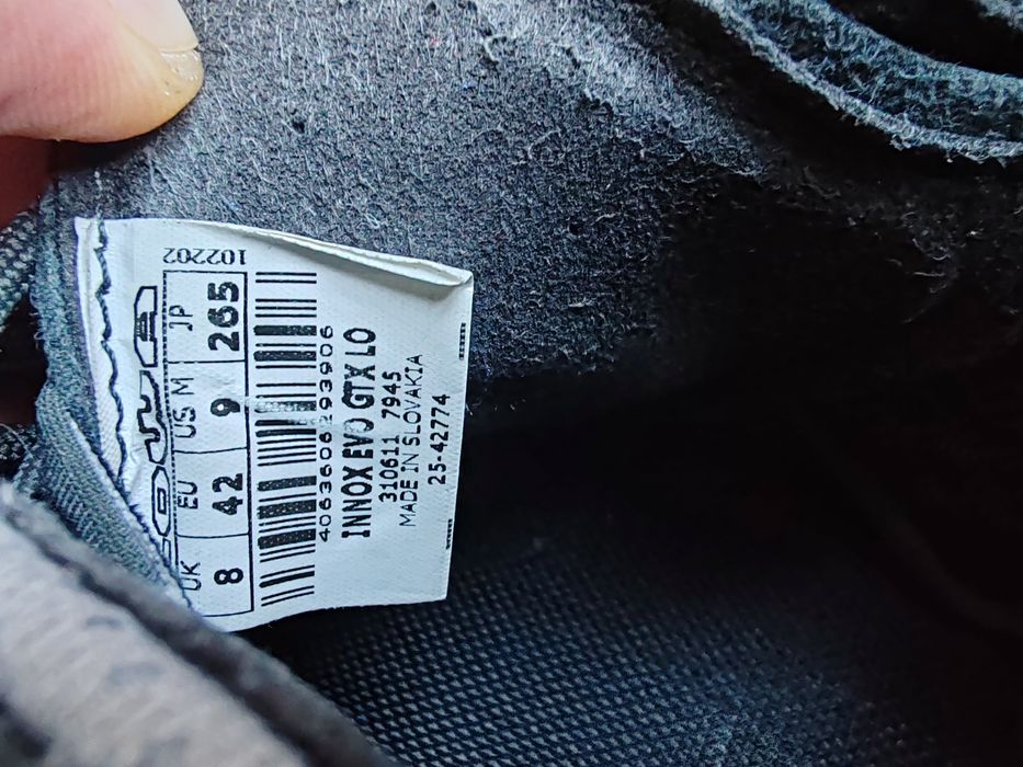 Lowa Innox Evo GTX Lo W Gore-Tex трекінгові кросівки 42р 26,5 см