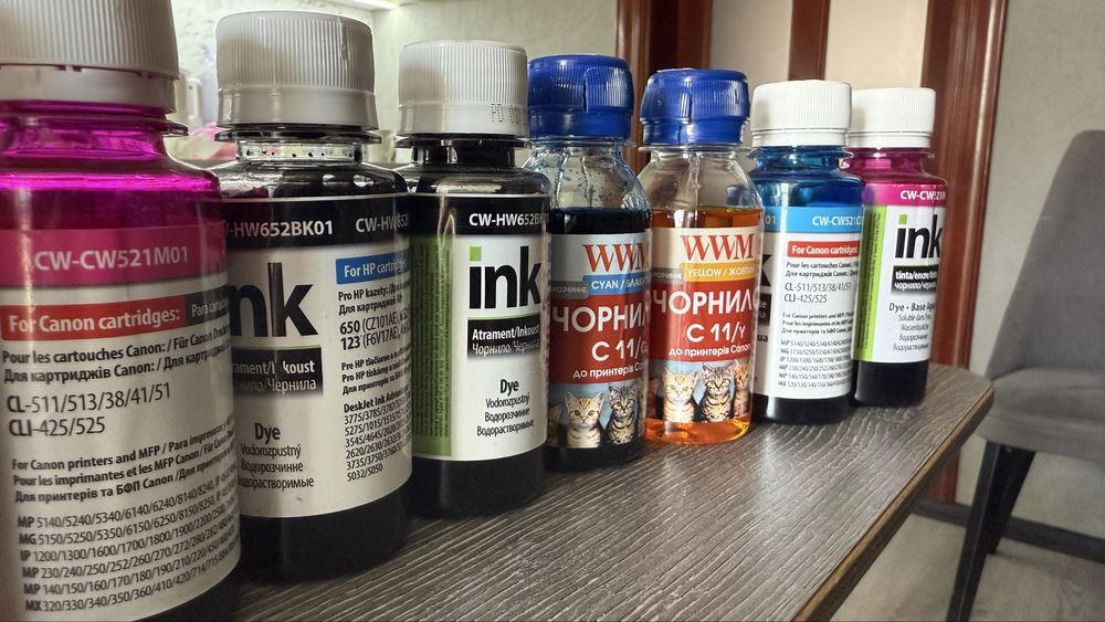 Чорнило для Canon/HP