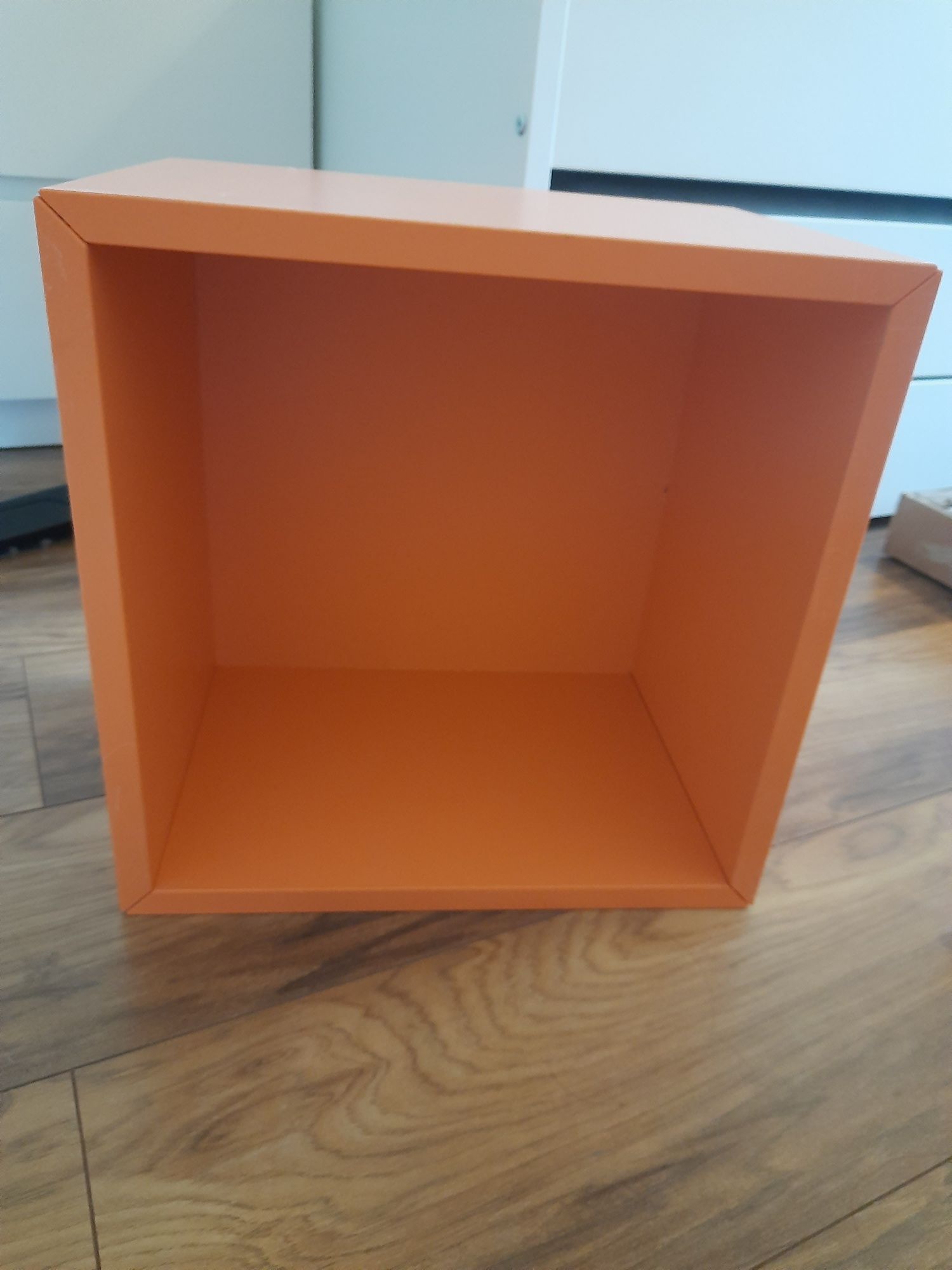 2 szafki ecket ikea pomaranczowa niebieska