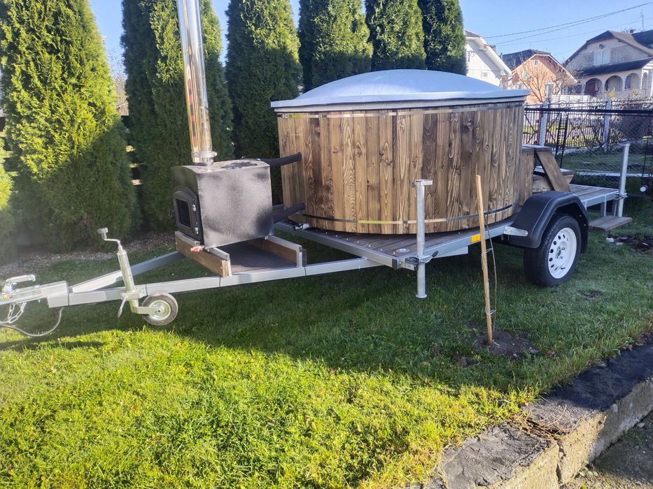 прицеп оцинкований  платформа рама чан