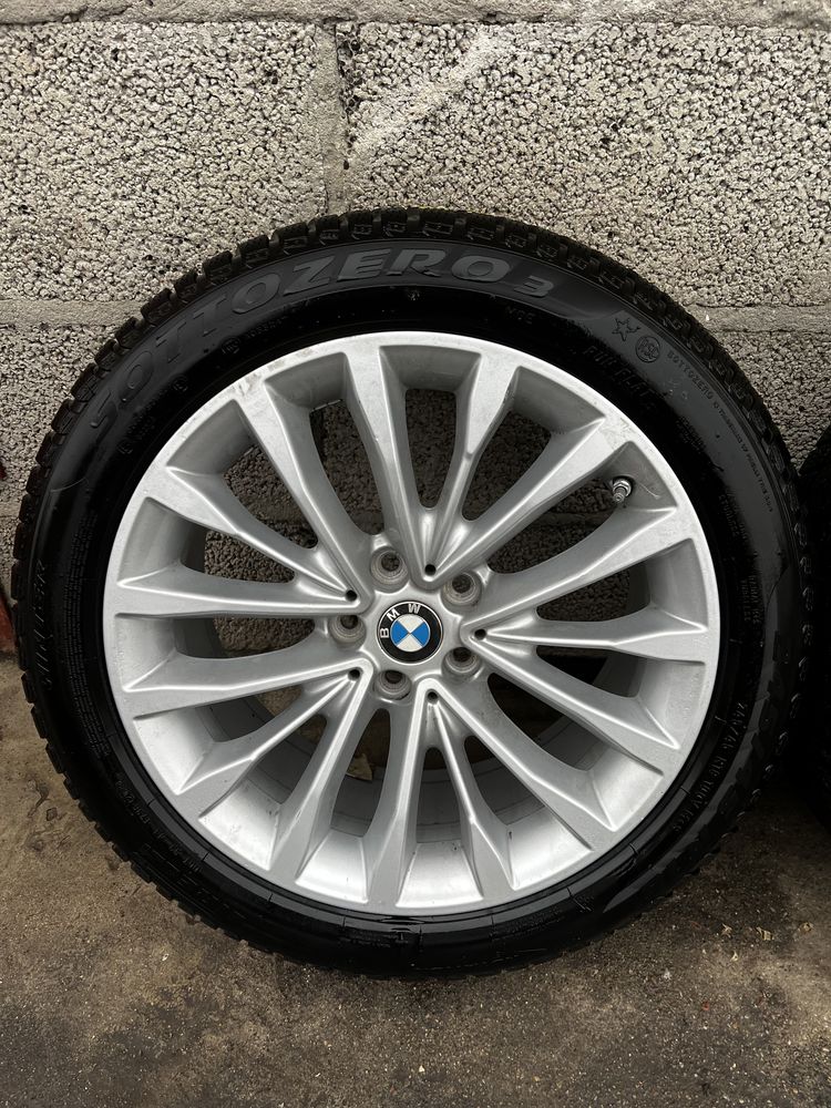 Koła Zimowe BMW R18 5x112 G30 G31 Jak nowe Opony 245/45/18 2023r.
