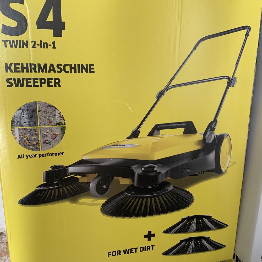 Karcher s4 twin 2 in1 підмітальна машинка подметальная замітарка