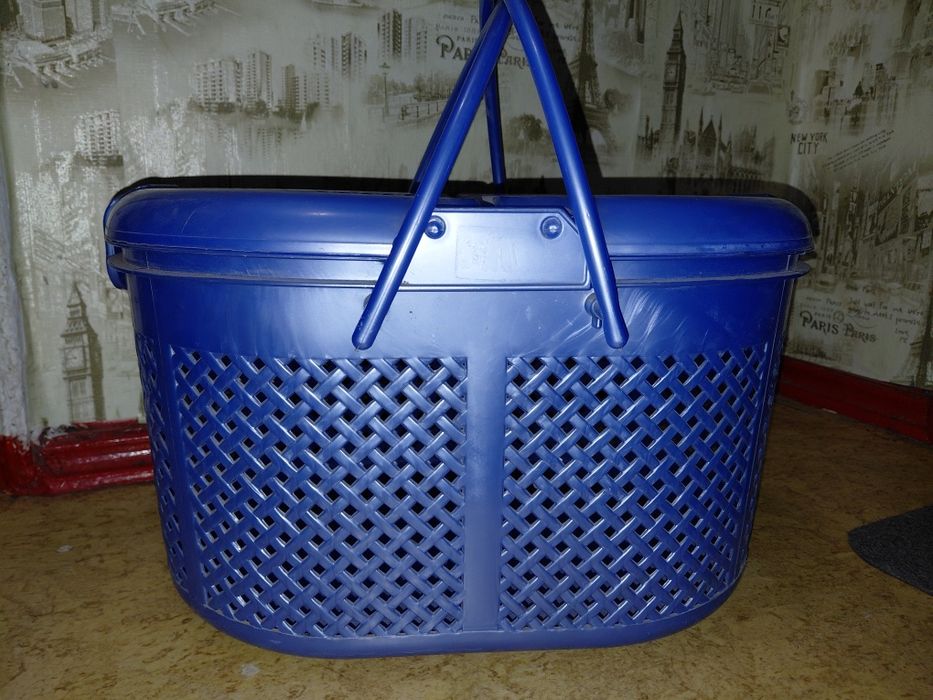 Кошик для пікніка пластиковий плетений SP 110