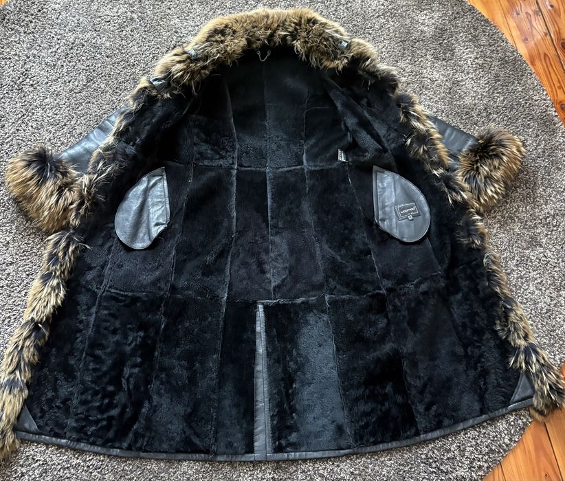 Натуральна дублянка з хутром