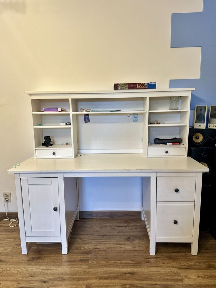 Biurko białe Ikea Hemnes