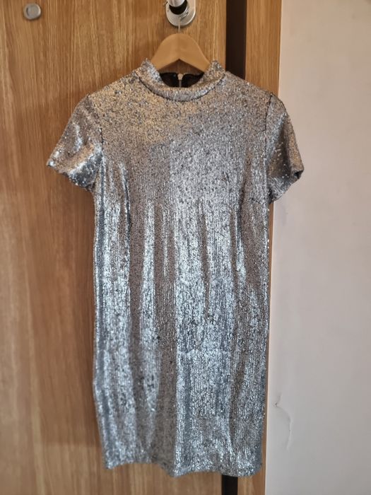 Vestido de lantejoulas ZARA