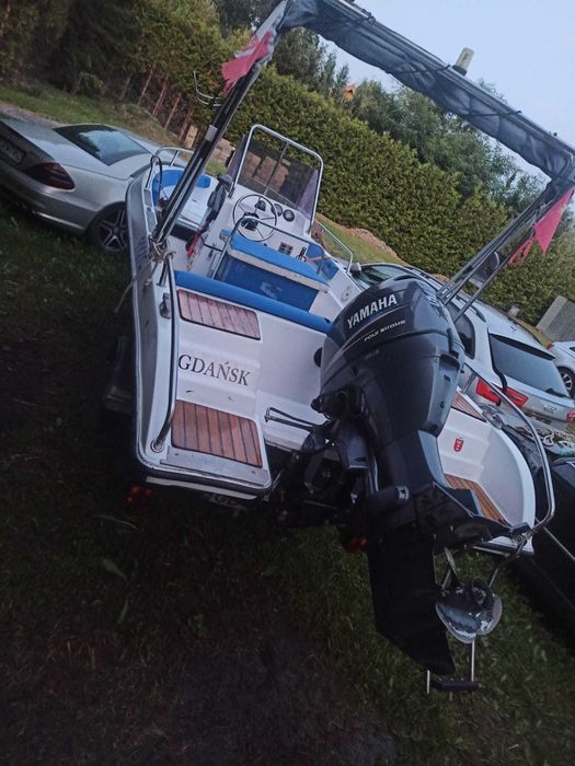 Sprzedam motorówkę, łódkę motorową, Yamaha 50KM