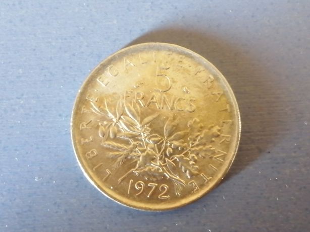 5 francos de 1972