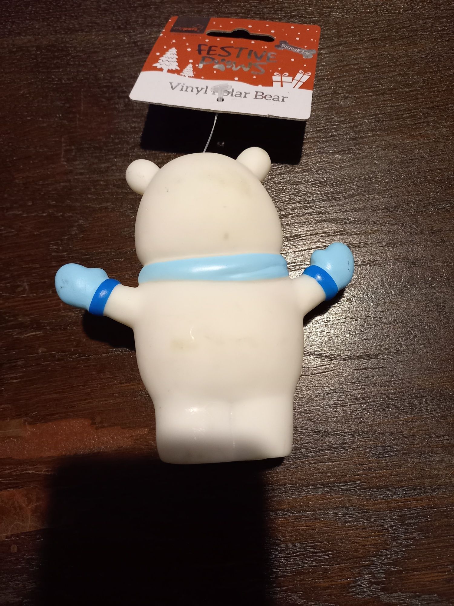 Miękka zabawka dla psa w kształcie misa polarnego