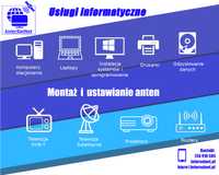 Naprawa Komputerów PC, Laptopów - usługi informatyczne. Możliwy dojazd