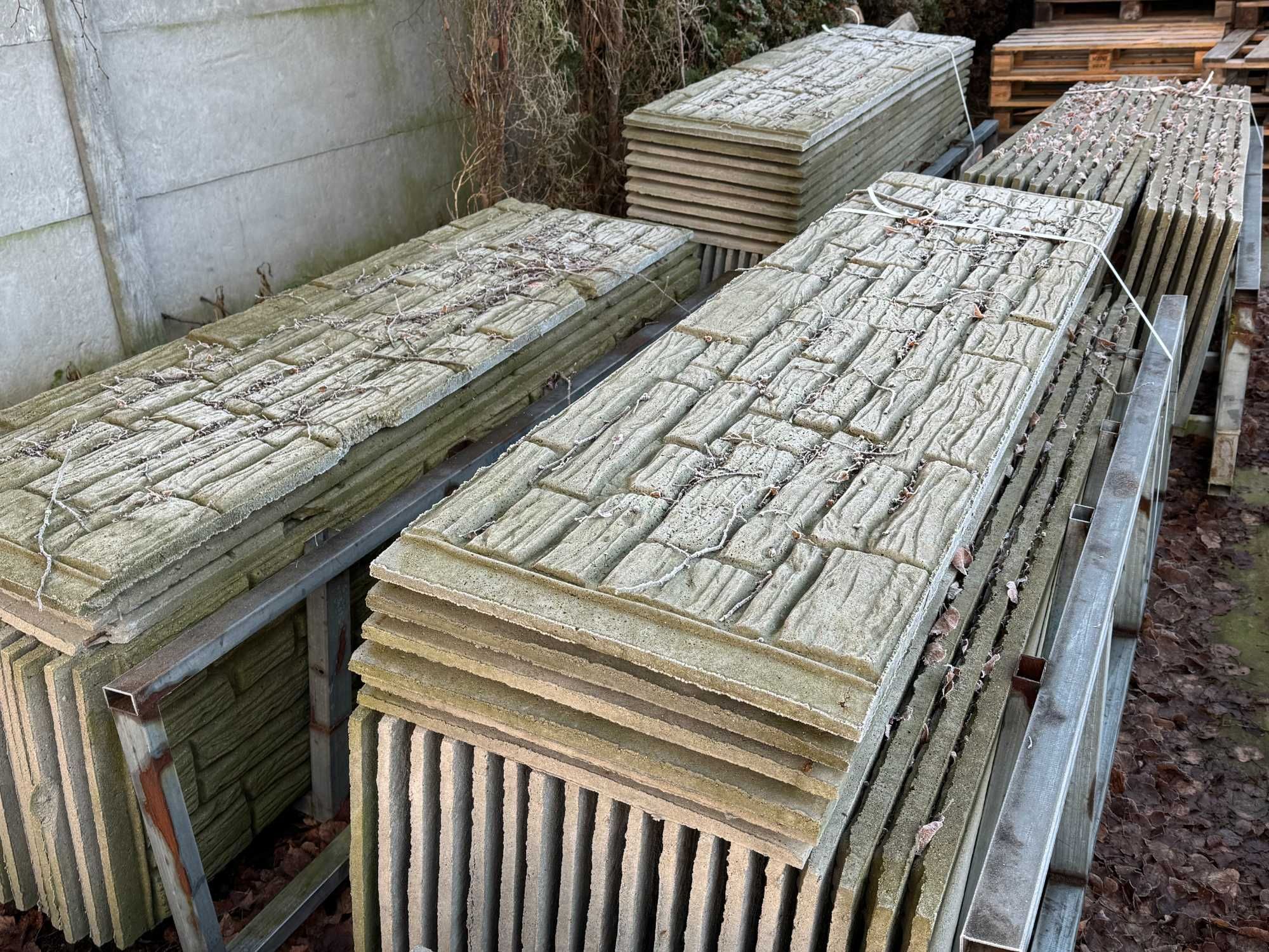 Płyty Betonowe Ogrodzenie Płot II Gatunek Wyprzedaż Płyta Słup Dostawa