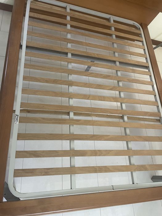 Cama de casal c/ estrado c/ colchao