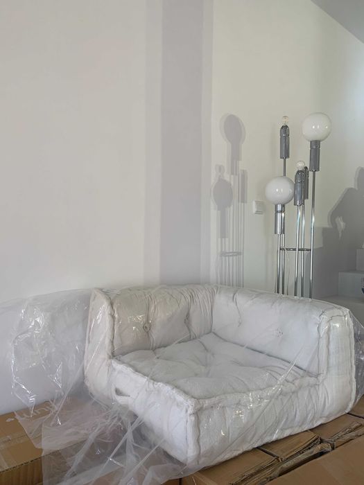 NOVO/NEW- SEM USAR- Sofá modular de canto de 5 peças