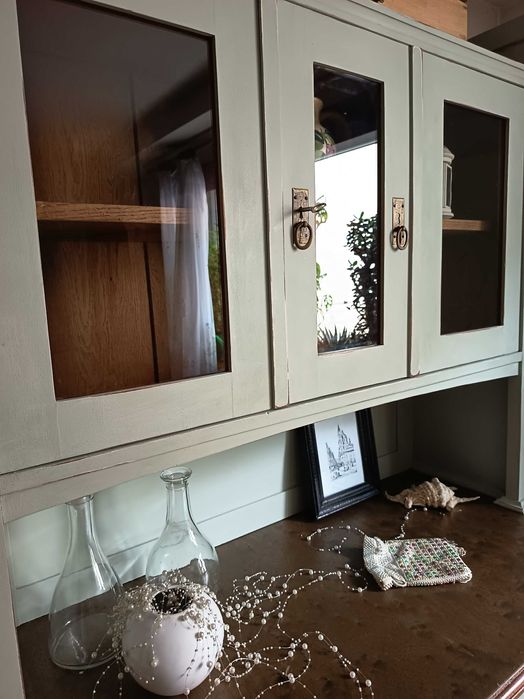 Odnowiony duży kredens - rustykalny , shabby chic, vintage