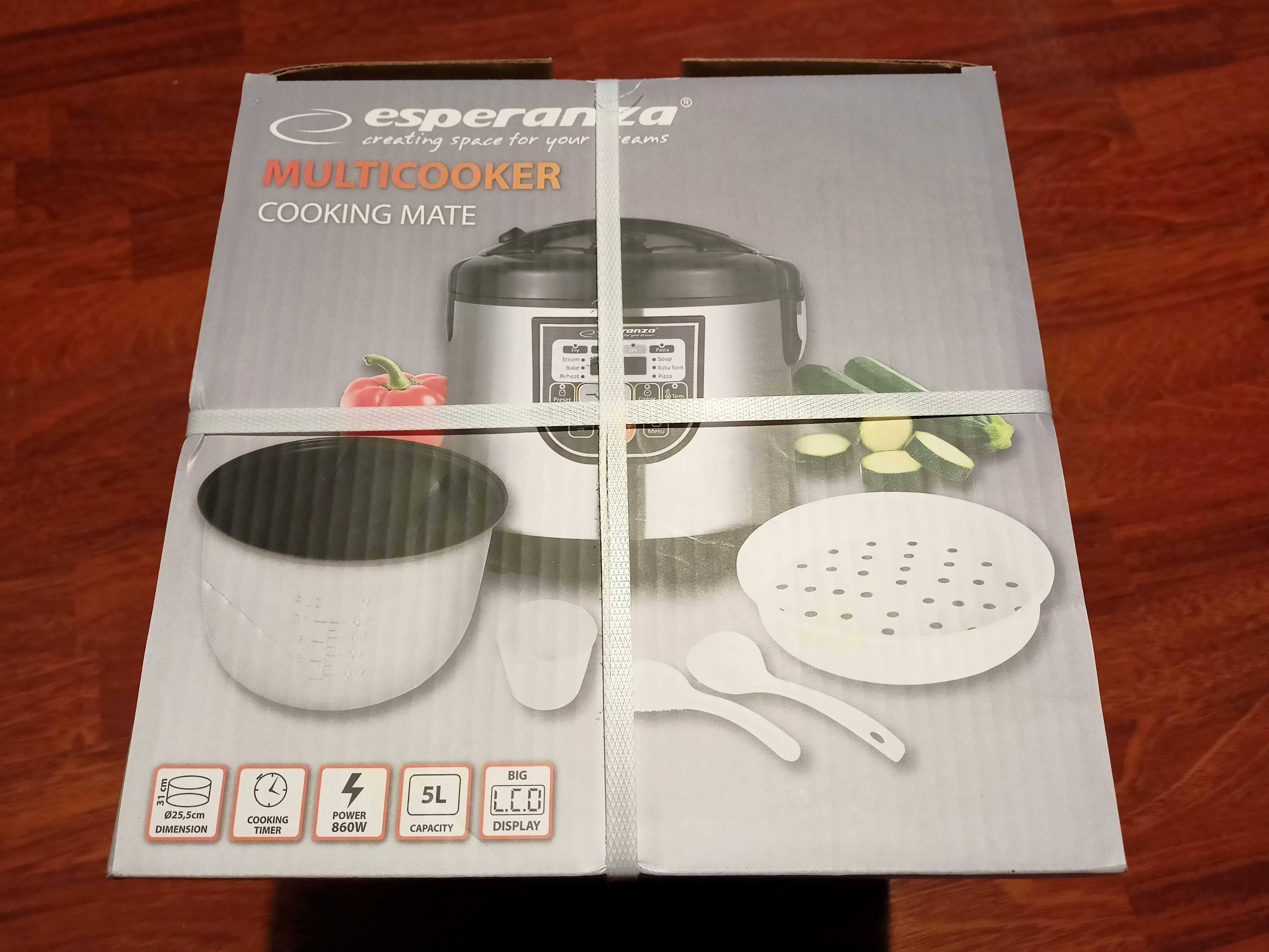 NOWY Multicooker ESPERANZA EKG011 gotowanie na parze GWARANCJA