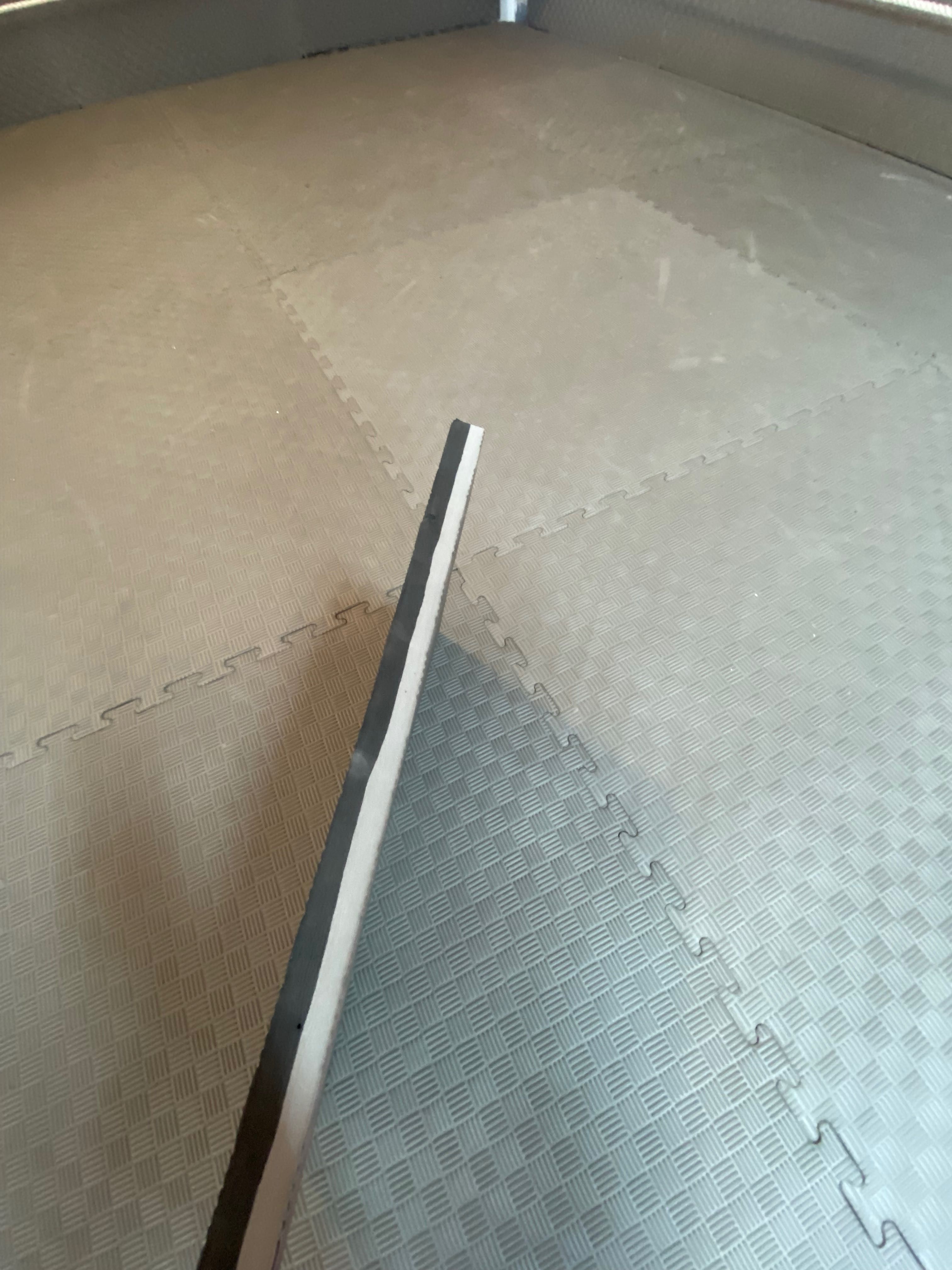 Tatami preto/cinza 10unidades 1.00x1.00x2,5
