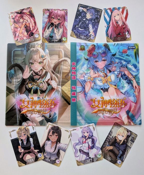 Альбом для аниме карточек Genshin impact anime карты биндер коллекция