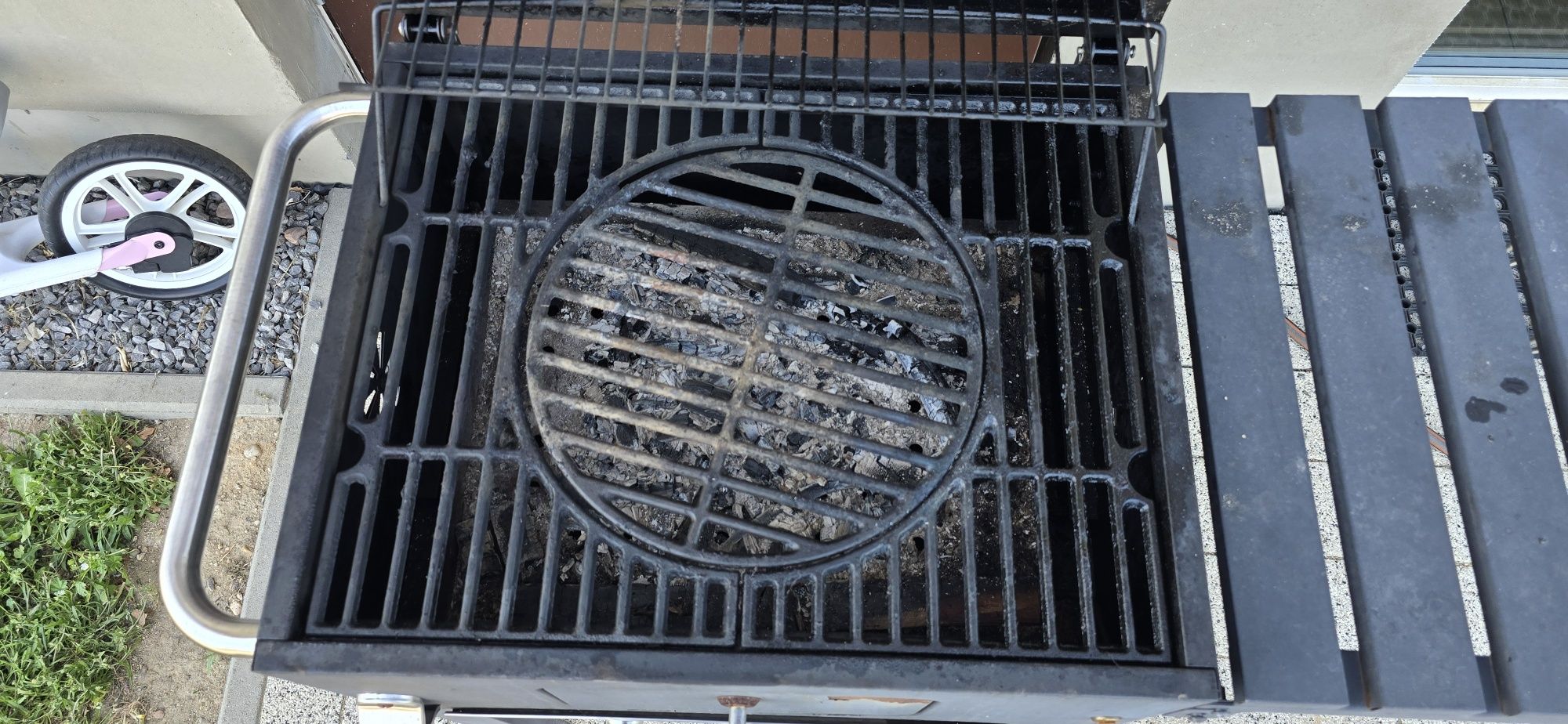 Gril węglowy landman grill chef zeliwny ruszt