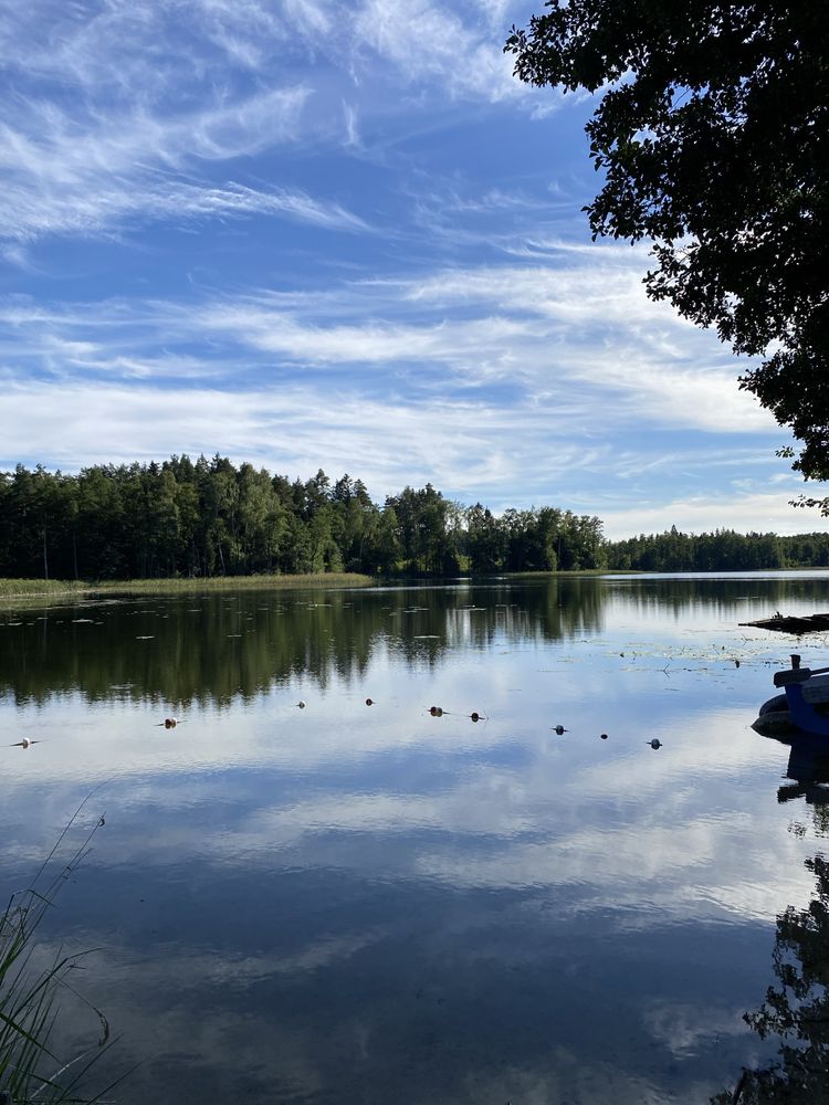 domek nad jeziorem z jacuzzi i sauną mazury okrągłe powiat giżycko