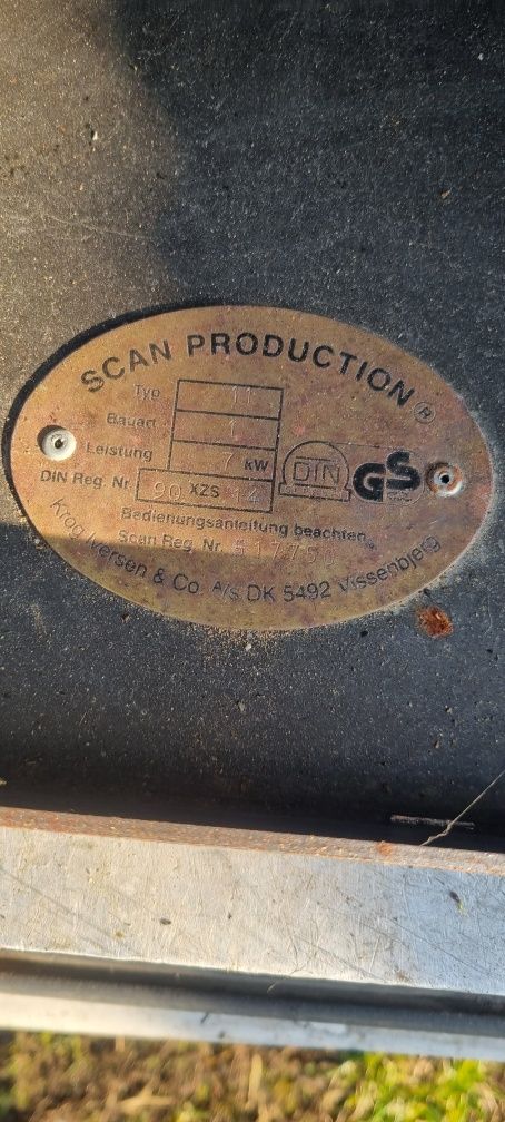 Kominek piec stalowy 7kW Scan