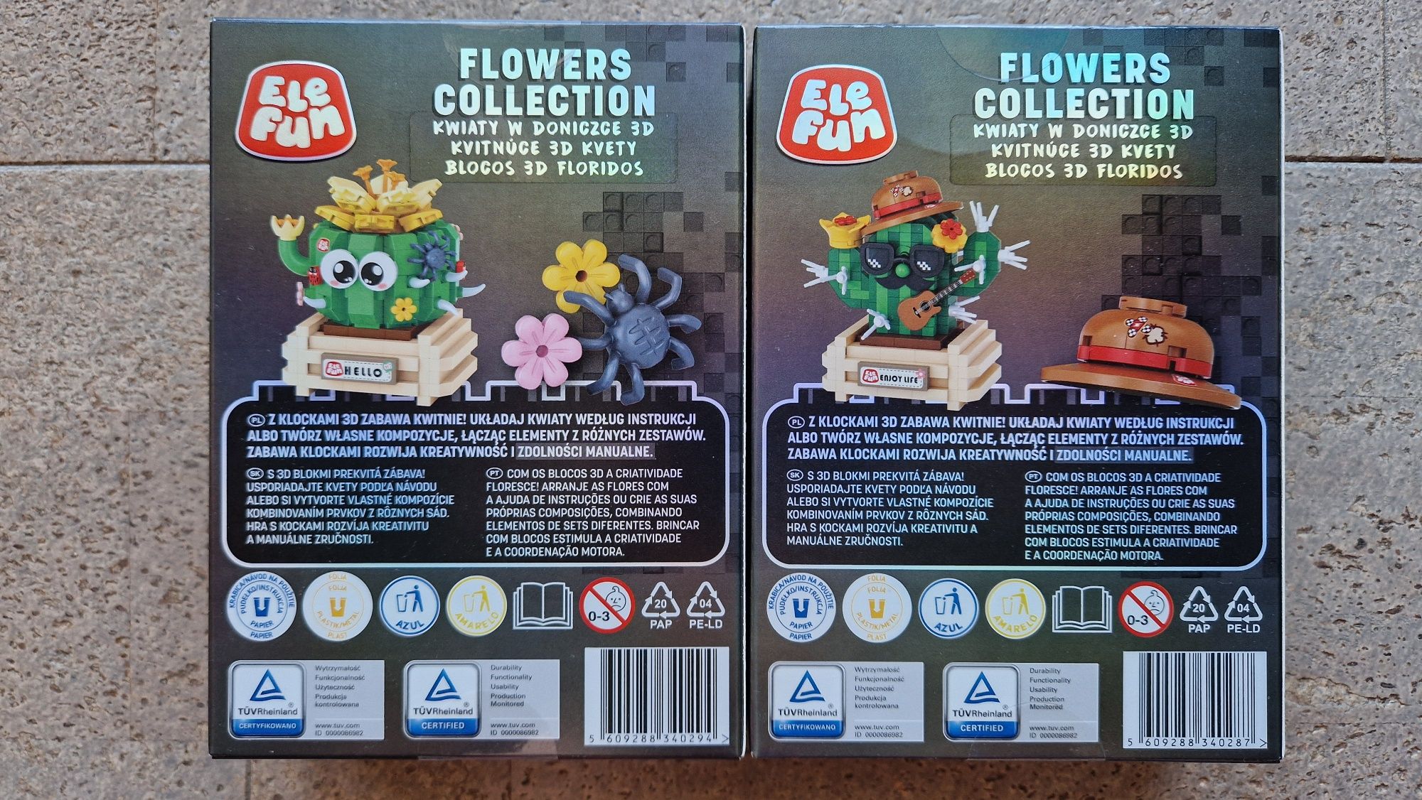 Miniklocki, nowe, 10 zł/2 opakowania