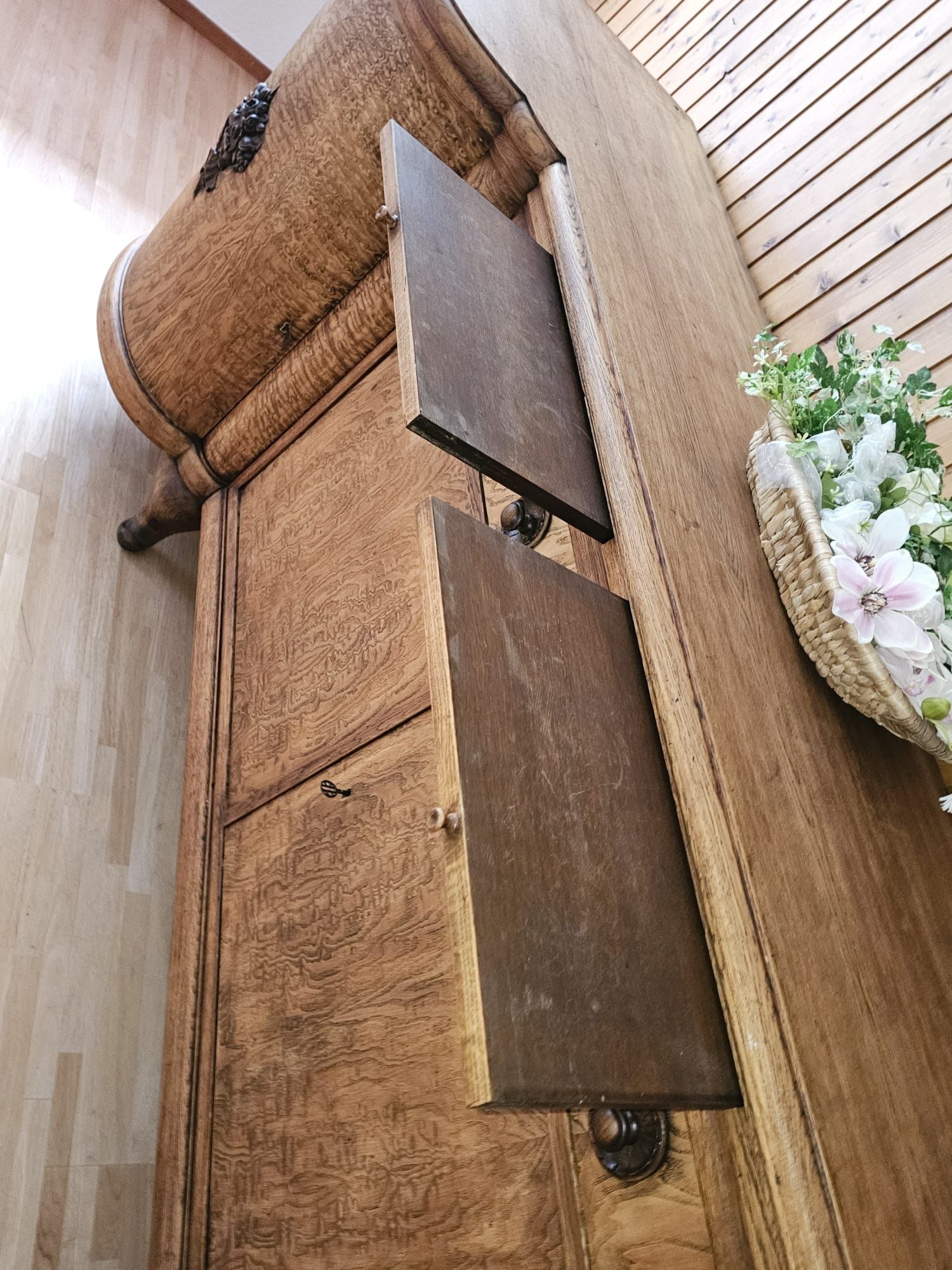 Komoda stylowa lite drewno