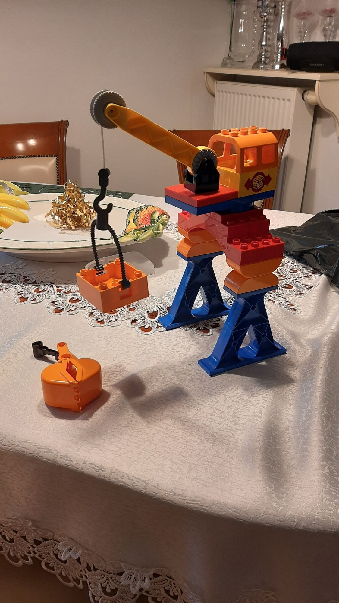 Dzwig dwuosiowy lego duplo