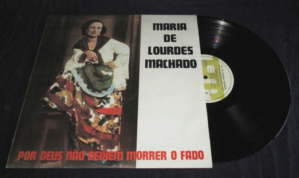 Disco LP Vinil Maria De Lourdes Machado Por Deus Autografado