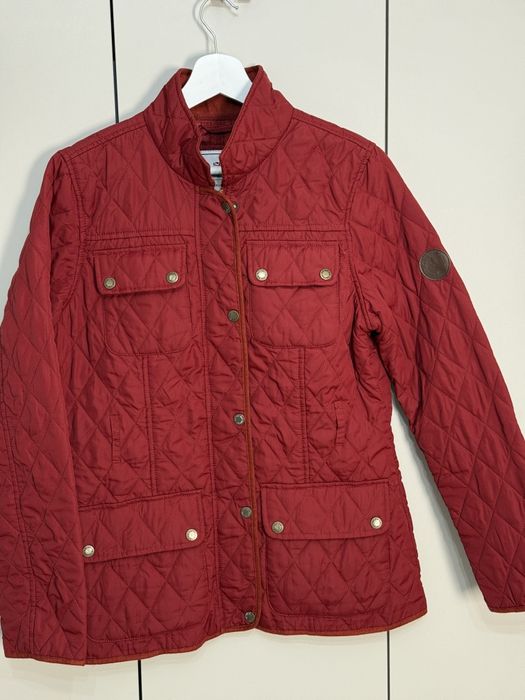 Kurtka pikowana czerwona damska M