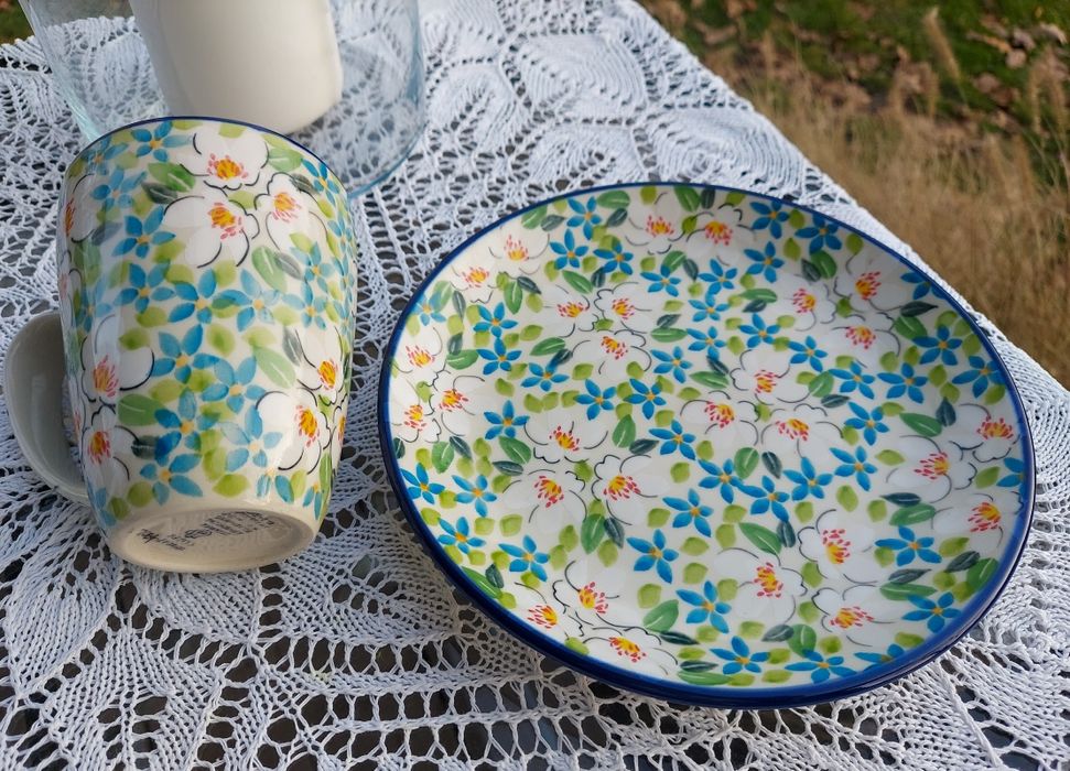 Bolesławiec zestaw unikat