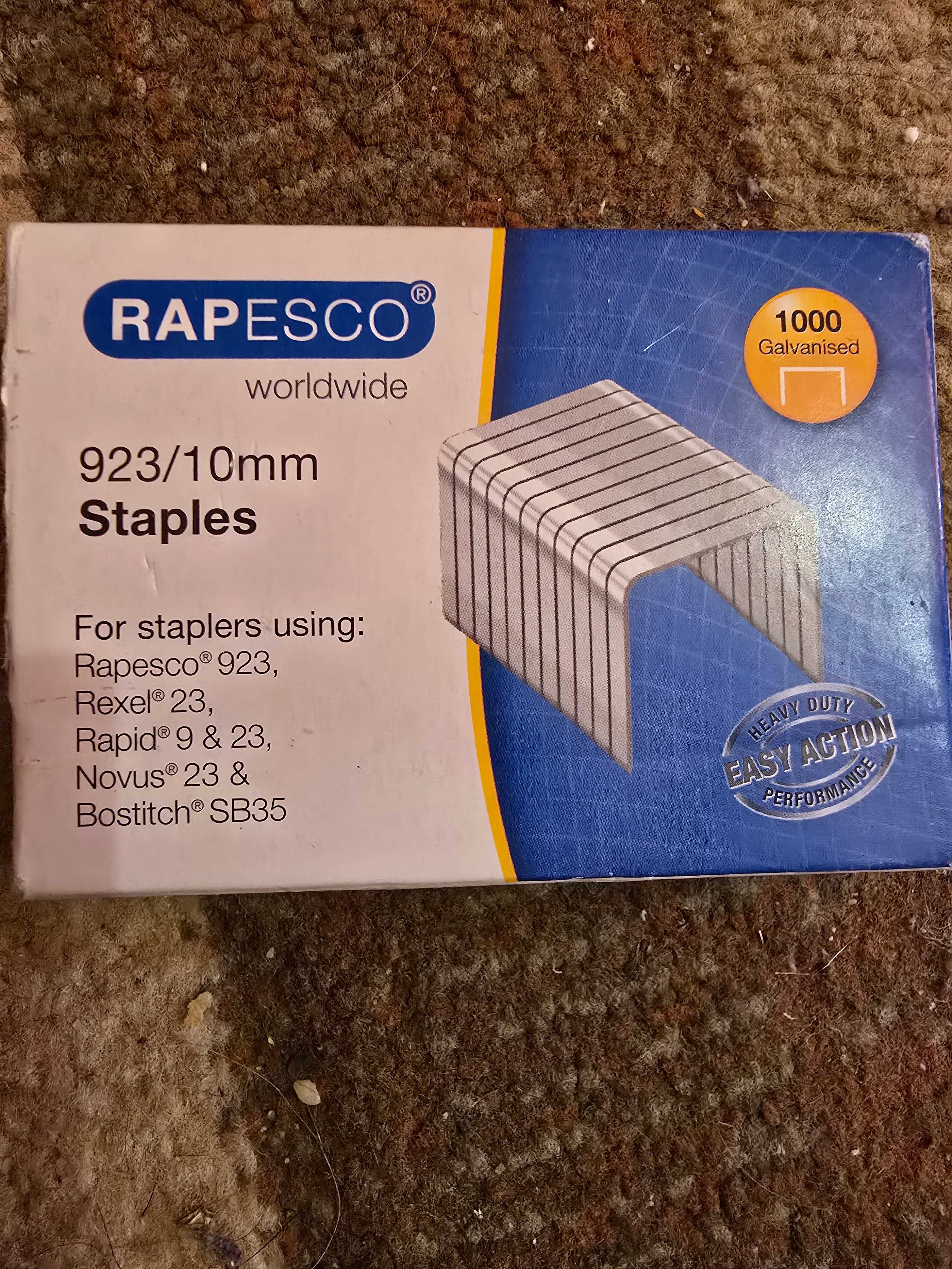 Zszywki RAPESCO 923/10 1000 sztuk