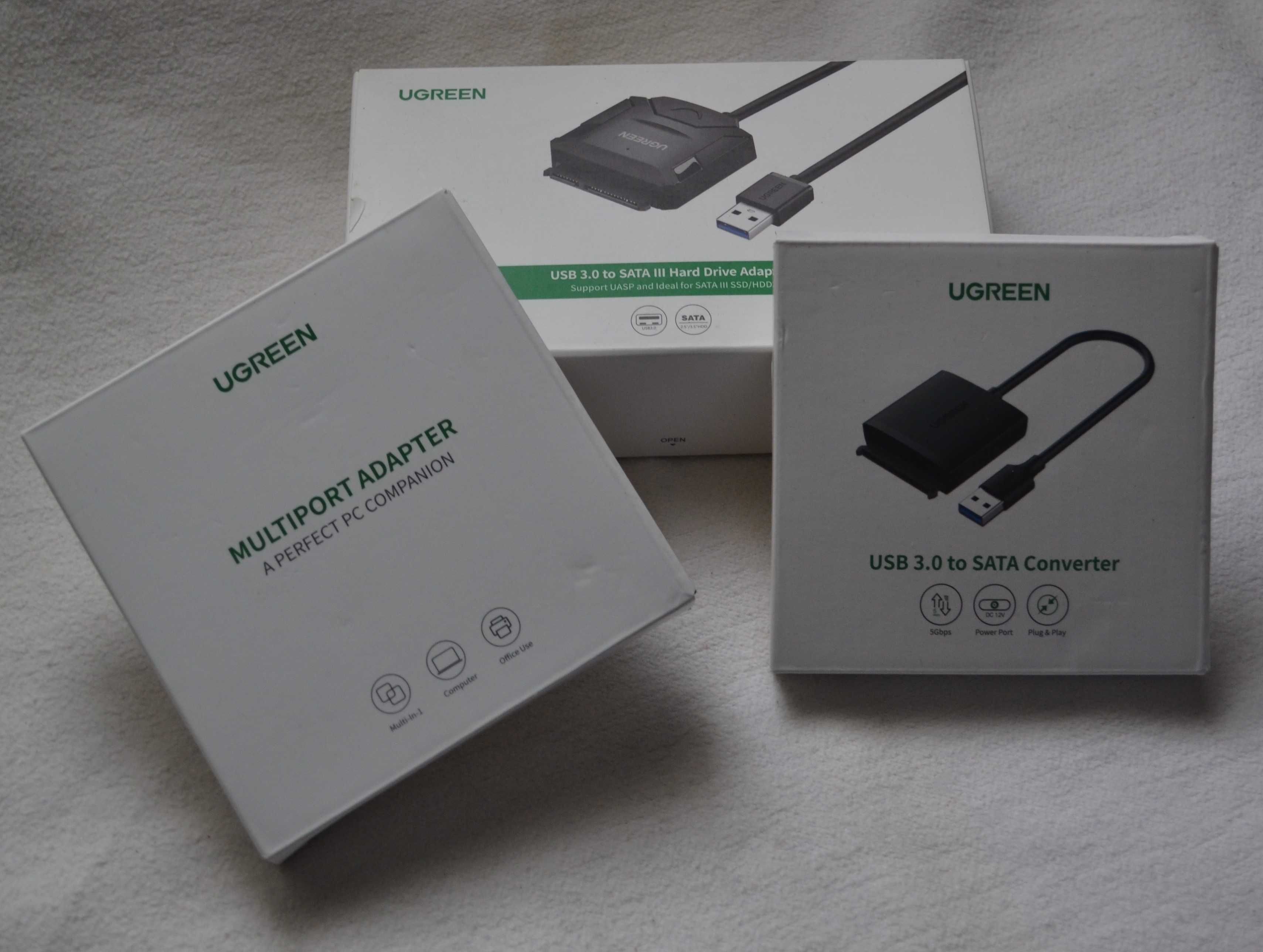 Ugreen 20231 Перехідник SATA USB 3.0 для HDD/SSD 2.5" 3.5"