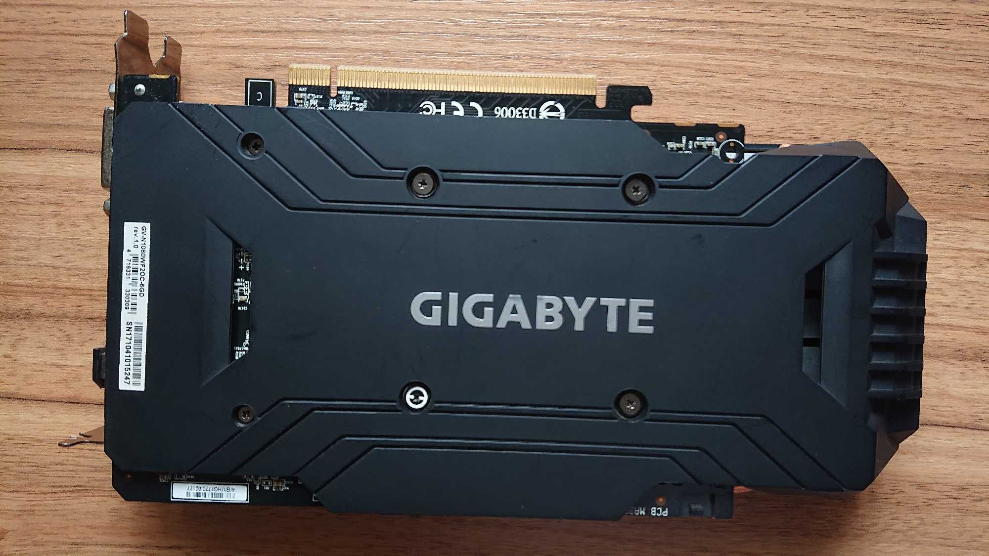 Відеокарта Gigabyte GeForce GTX 1060 \ 6GB GDDR5 Відновлена!