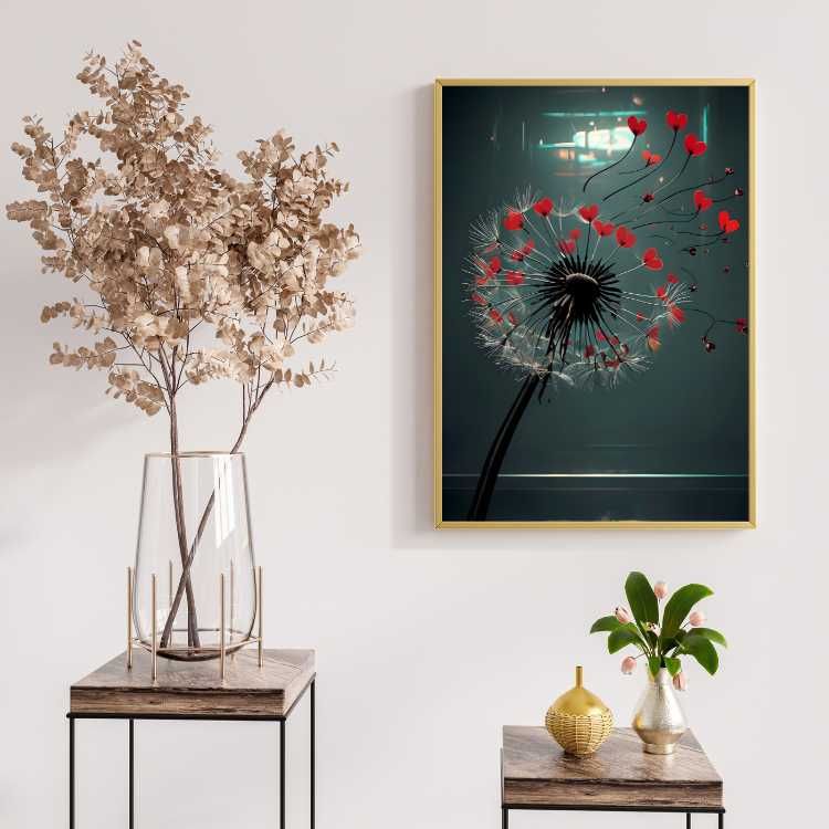 Plakat Dmuchawiec w Mrocznej Scenerii- 30x40cm - do biura, przedpokoju