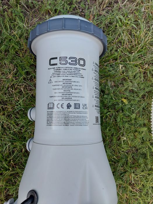 Pompa do basenu INTEX 2006l/h C530 kartuszowa zestaw węże filtr typu A