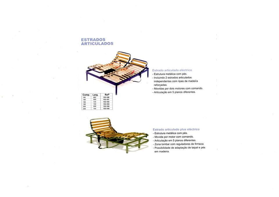 Estrado articulado c/motor