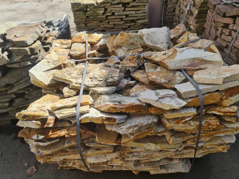 Остатки  природного облицовочного камня. Недорого