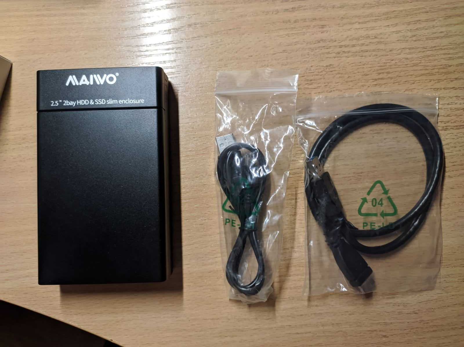 2,5-дюймовый корпус с RAID  SSD HDD 1/2 отсека SATA
