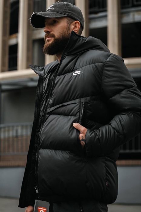 Пуховик Nike Storm-Fit Primaloft/ зимня чоловіча куртка найк шторм фіт