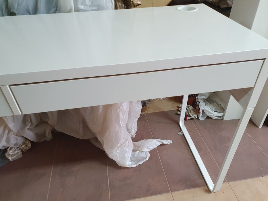 Stół Ikea Micke 142x50cm biały