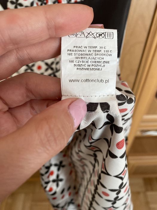 Cotton Club sukienka tunika na wiosnę lato 36 LV
