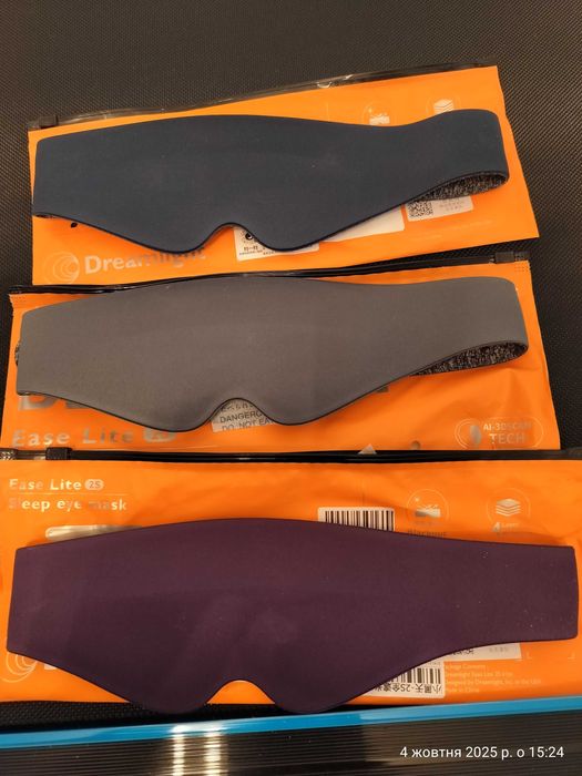 Маска для сну Xiaomi Mijia Dreamlight 2S Sleep Eye Gray, Purple, Blue
