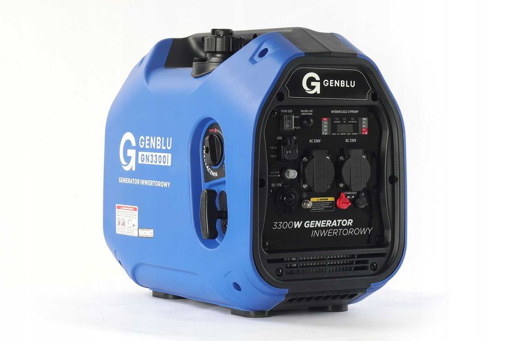 Agregat prądotwórczy inwertorowy GENBLU GN3300i 3,3 kw DOSTĘPNY !!!
