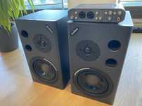 Monitores de estudio Alesis M1 active mk2 + M audio fast track pro