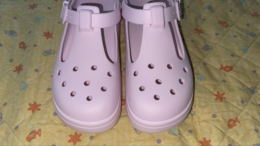 Модель цього року !! Crocs Classic Mary Jane Clog W 11, pink milk