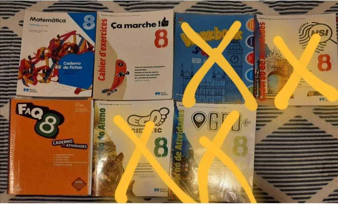 Cadernos de atividades