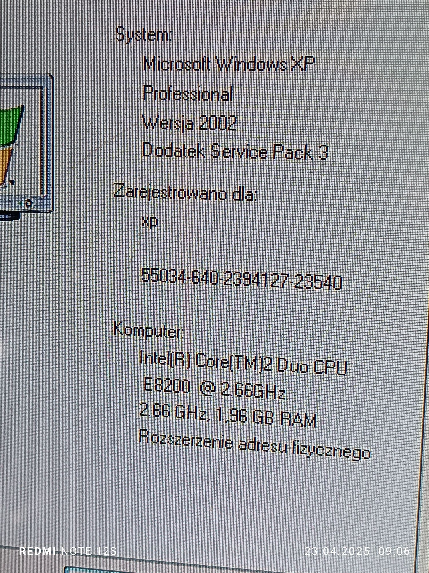Komputer pc windows xp