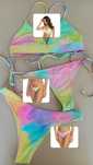 Bikini, strój kąpielowy, Relleciga, góra trójkąt, braletka, crop top,