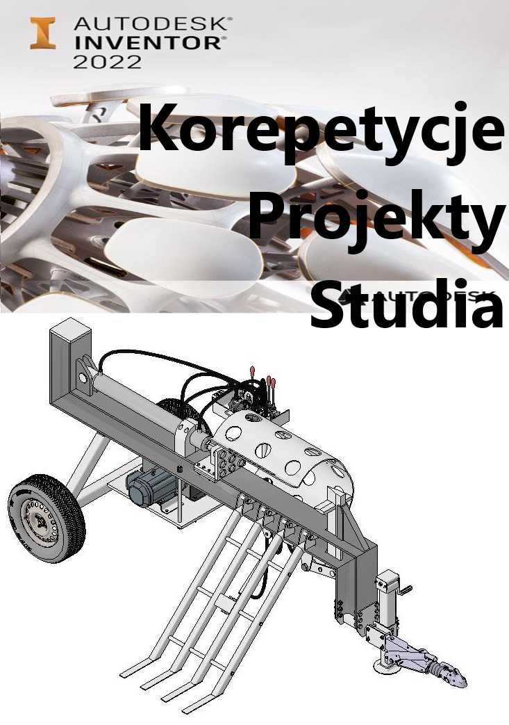Autodesk Inventor korepetycje projekt inżynierskie CAD 3D studia pomoc