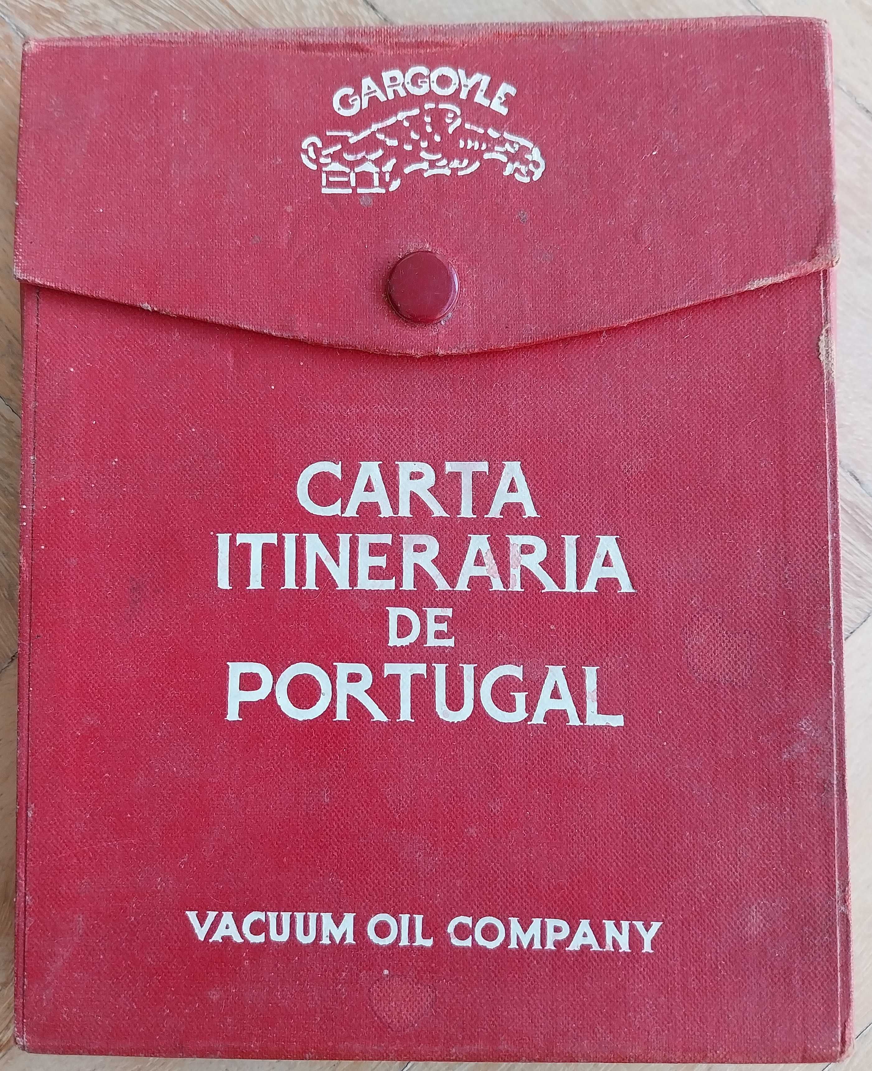 mapa: carta itinerária de Portugal, 1937